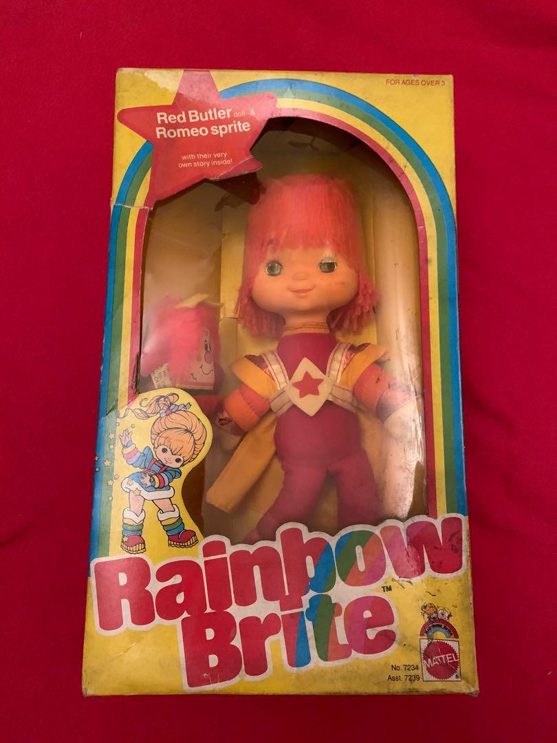 For Sale New Rare Nrfb Hard To Find Vintage 1983 Red Butler Romeo Sprite Rainbow Brite Doll Hobbies Toys Toys Games On Carousell A wide variety of rainbow brite options are available to you, there are 76 suppliers who sells. carousell
