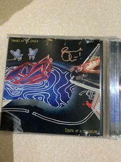 Signed Panic at the Disco by Brendon Urie