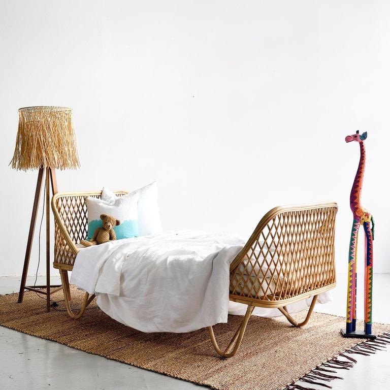single rattan bed daybed from island living furniture home living furniture bed frames mattresses on carousell
