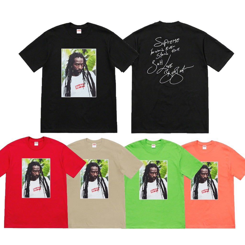 Supreme Buju Banton Tee, Men's Fashion, Tops & Sets, Tshirts