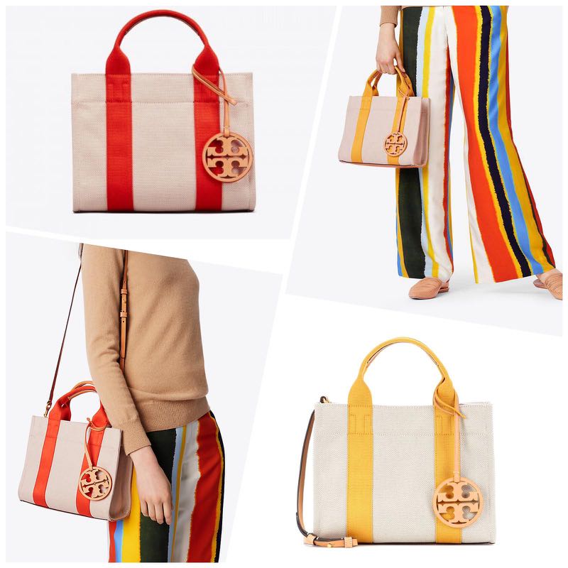 Tory burch miller hotsell canvas mini tote