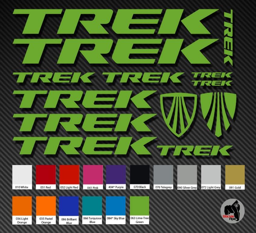trek frame sticker