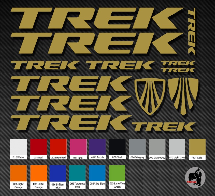 Trek bike discount frame decals