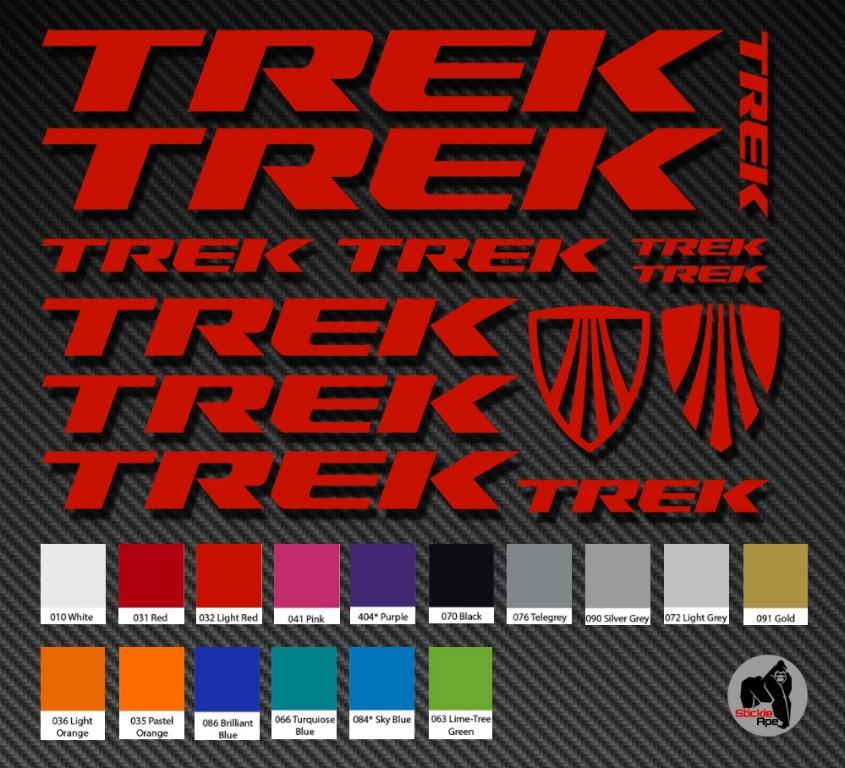 trek frame sticker