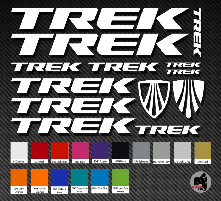 Trek bike discount frame decals