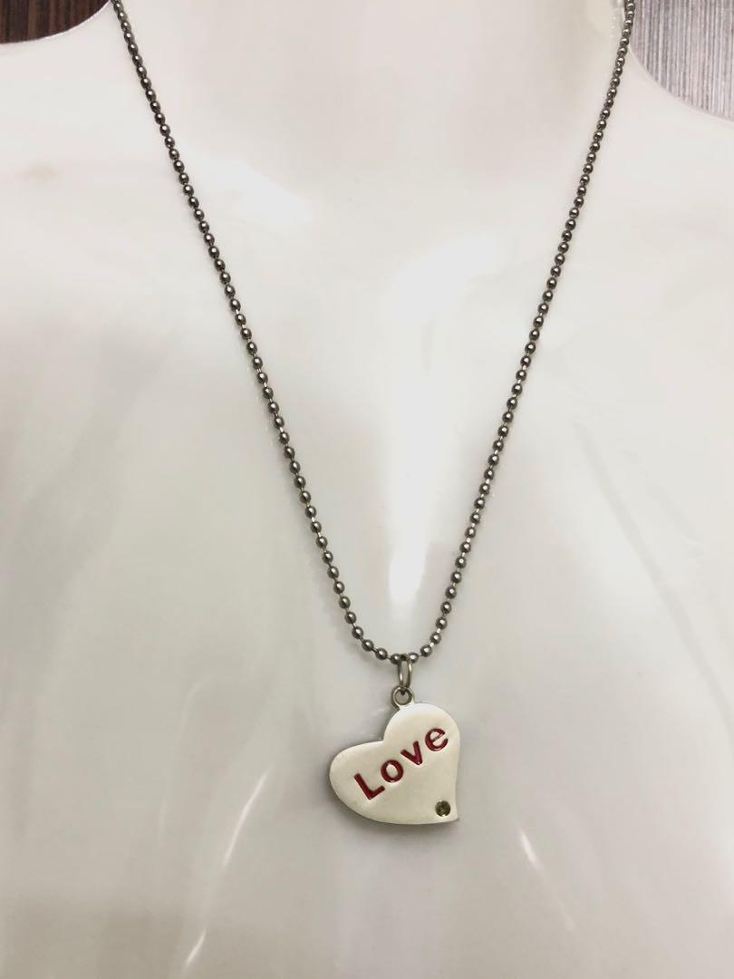 Two piece store couple necklace
