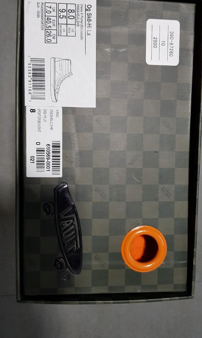 Vans damier sale porter