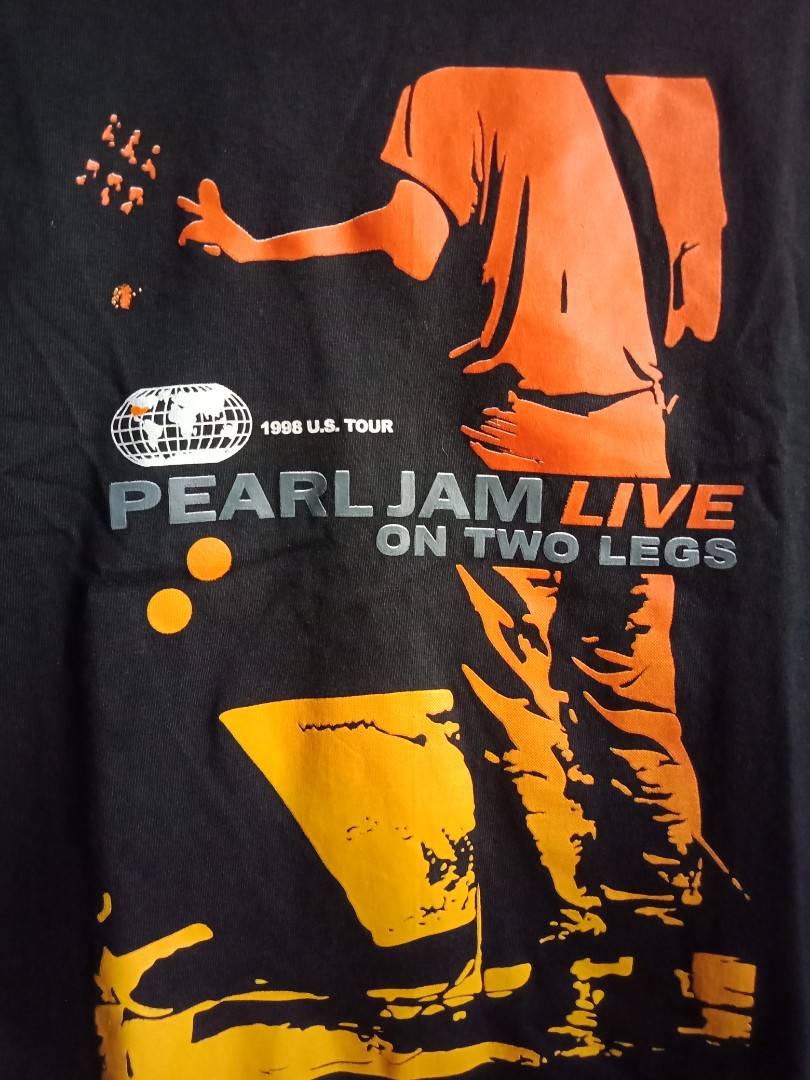 Vintage 1998 Pearl Jam tour tee/shirt, Men&rsquo;s Fashion, Tops & Sets