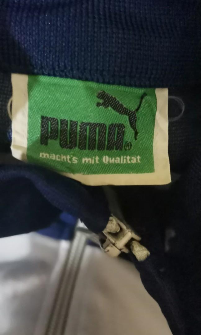 Vintage sweater Puma Green tag Men s Fashion Coats Jackets