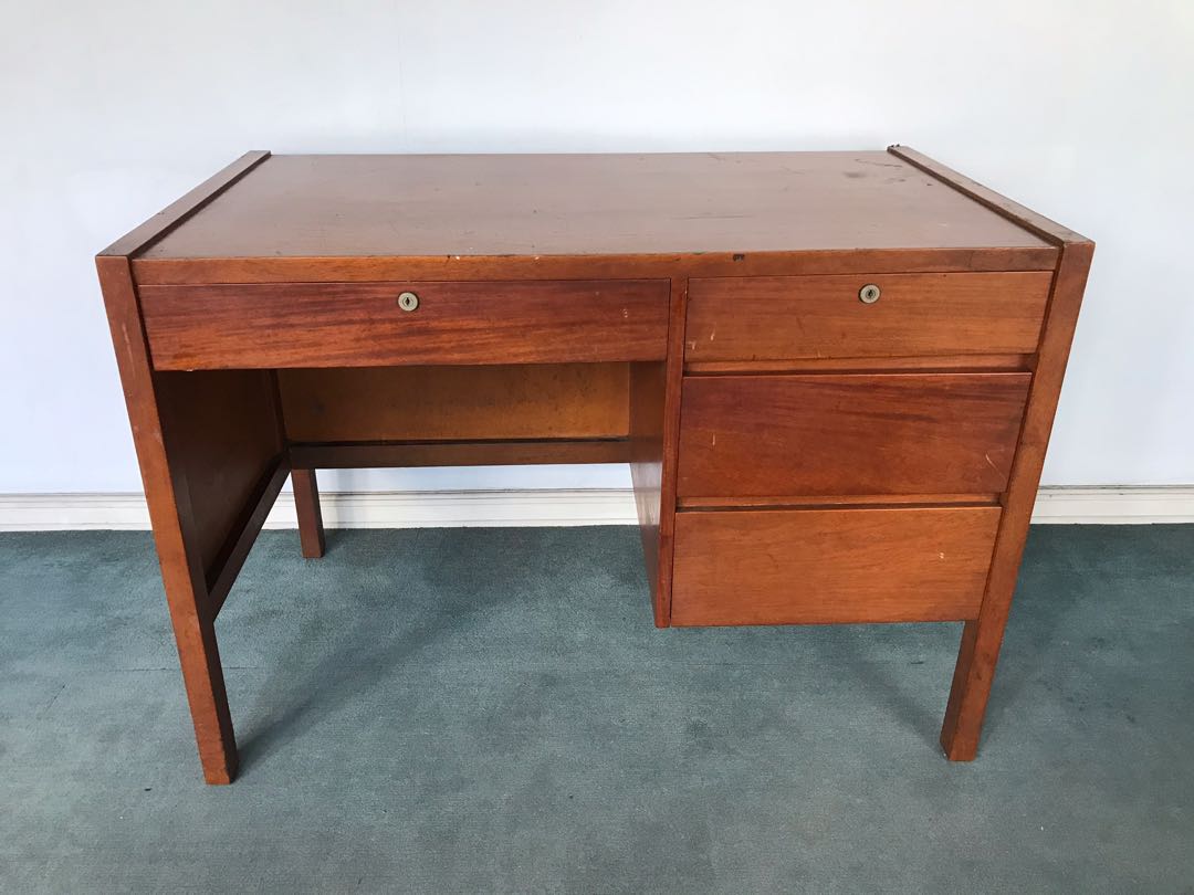 Wooden office table, Furniture & Home Living, Office Furniture