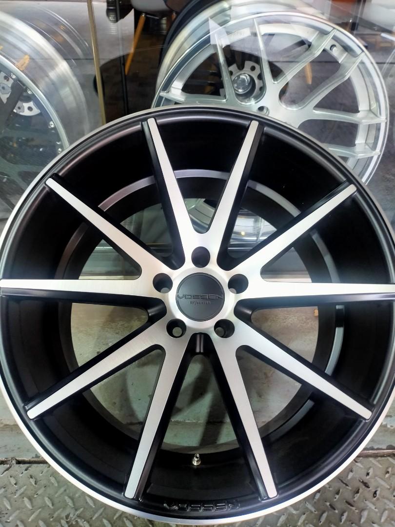 21 Vossen Vf Series Staggered Rims 5 1 Car Accessories Tyres Rims On Carousell