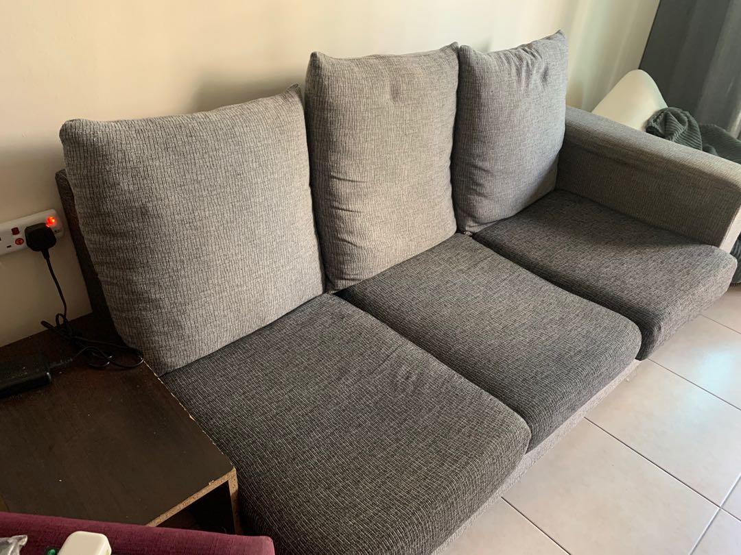 3 Seater Sofa Home Furniture Furniture On Carousell