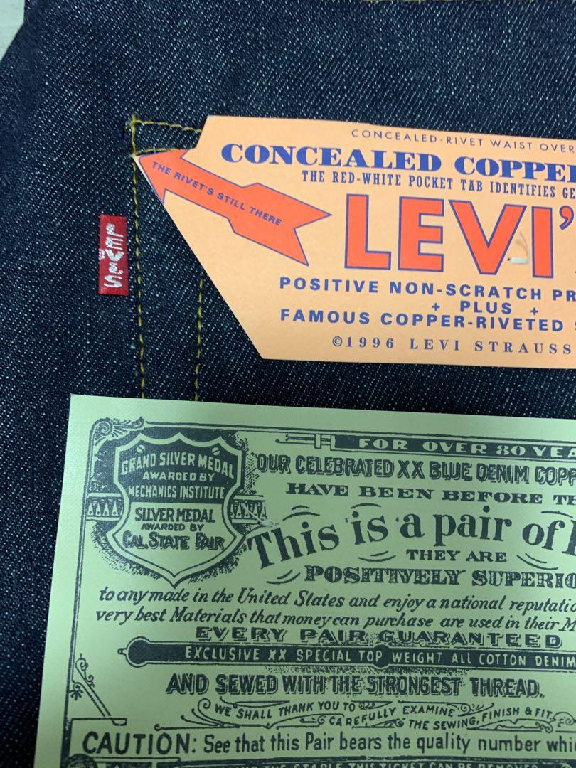 Levis 201XX 555 美制unwashed 牛仔褲, 男裝, 褲＆半截裙, 牛仔褲