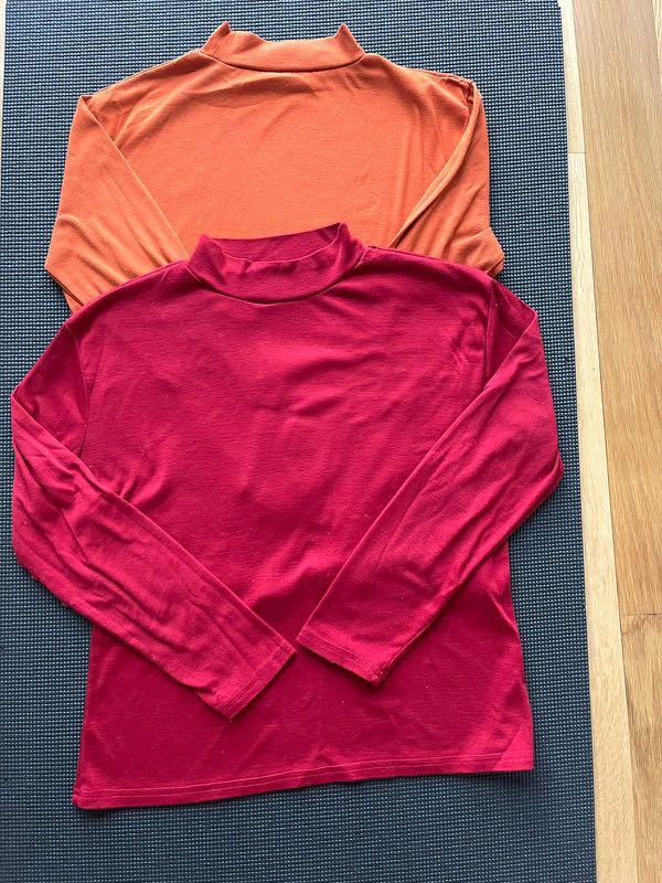 $5 for 2 PCs Low Turtle Neck Tops 