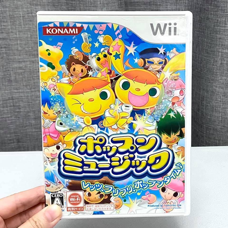 中古 原裝日版wii Game Pop Music 流行節奏音樂節奏遊戲支援四人同樂 遊戲機 遊戲機遊戲 Carousell