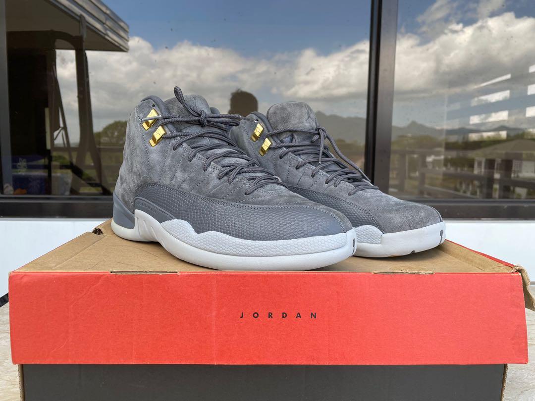 Air Jordan 12 Retro Dark Grey Men s Fashion Footwear Sneakers