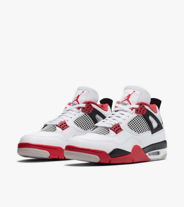 Jordan 4 fire red size 10.5 clearance