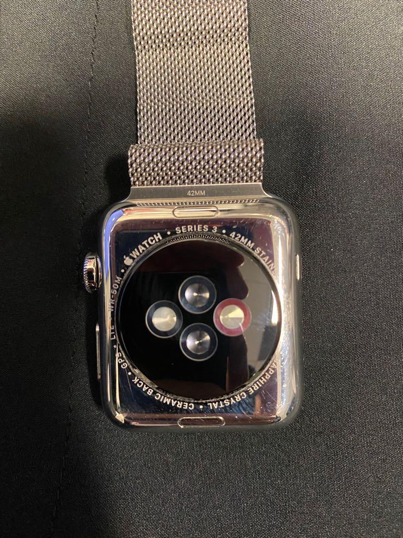 Apple watch series 3 42mm lte stainless steel shop