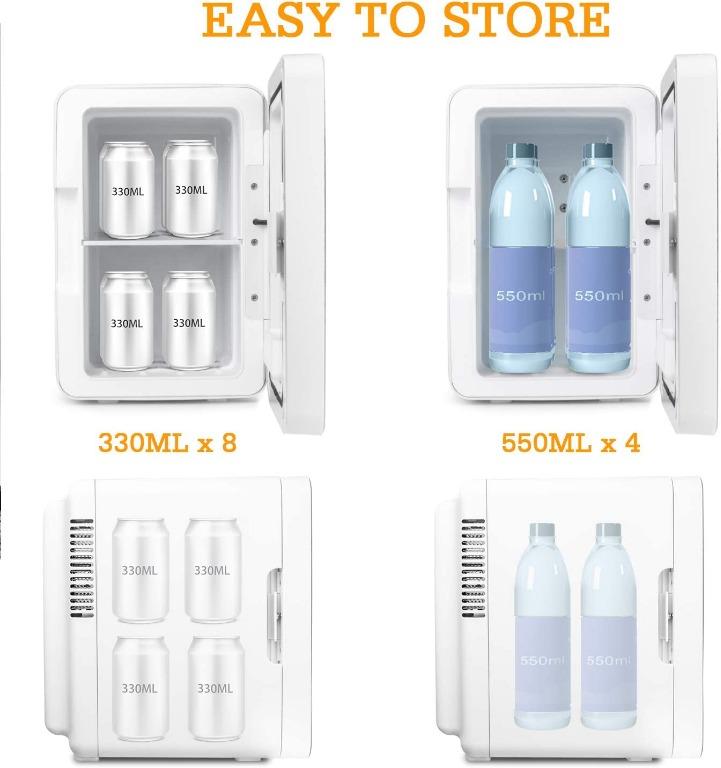 AstroAI Mini Fridge 6 Litre/8 Can Skincare Fridge with Temperature