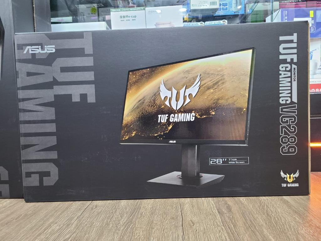 【全新行貨】ASUS TUF VG289Q VG289 28吋 4K 電競顯示器 Gaming Monitor, 電腦＆科技, 電腦周邊及配件