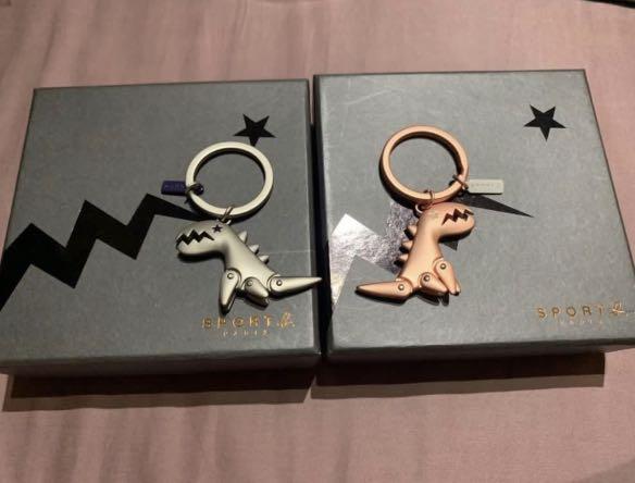 Agnes b dinosaur clearance keychain
