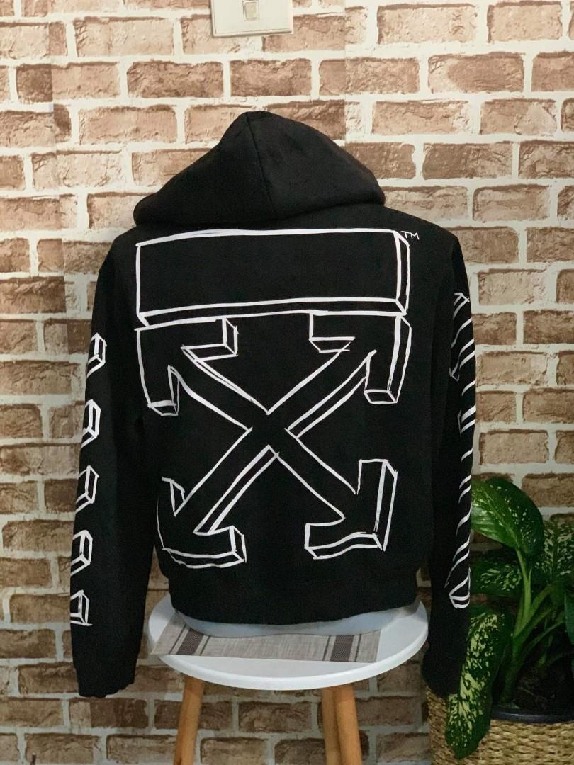 Off white 2025 3d marker hoodie
