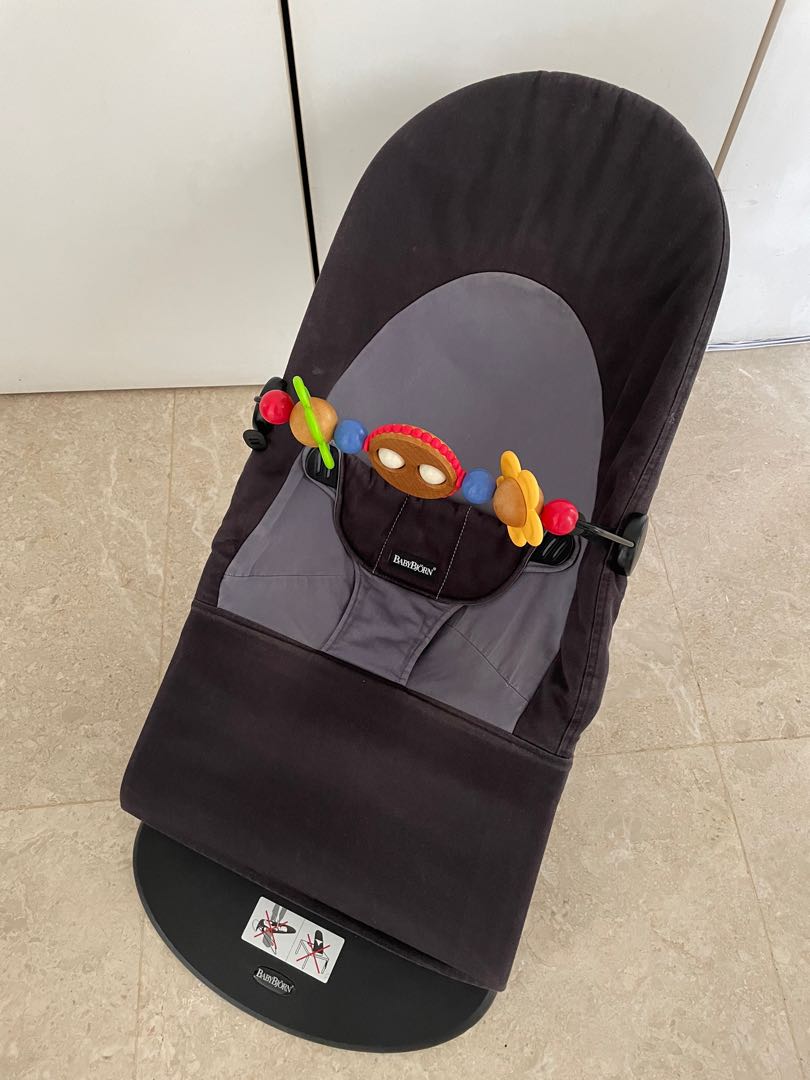 Baby Bjorn Bouncer Balance Soft Black/ Dark Grey, Babies & Kids, Infant Playtime on Carousell