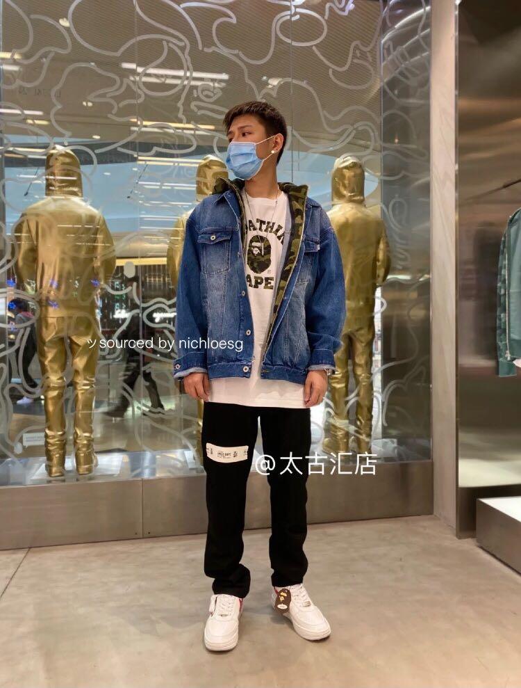 Hoodie denim clearance