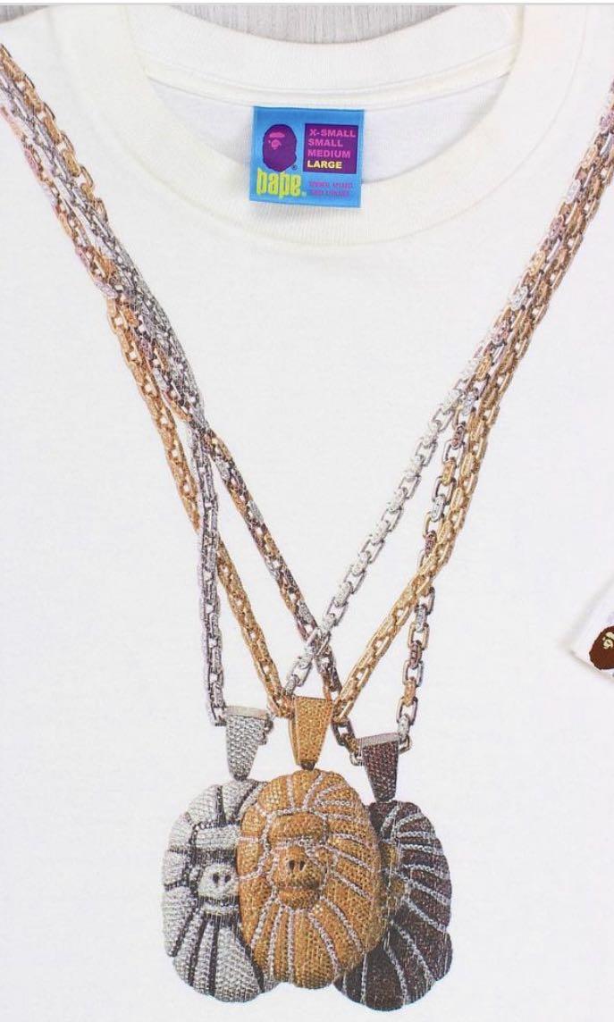 Bape x Jacob & Co. Nigo Chains T-Shirt – AurastoreAU