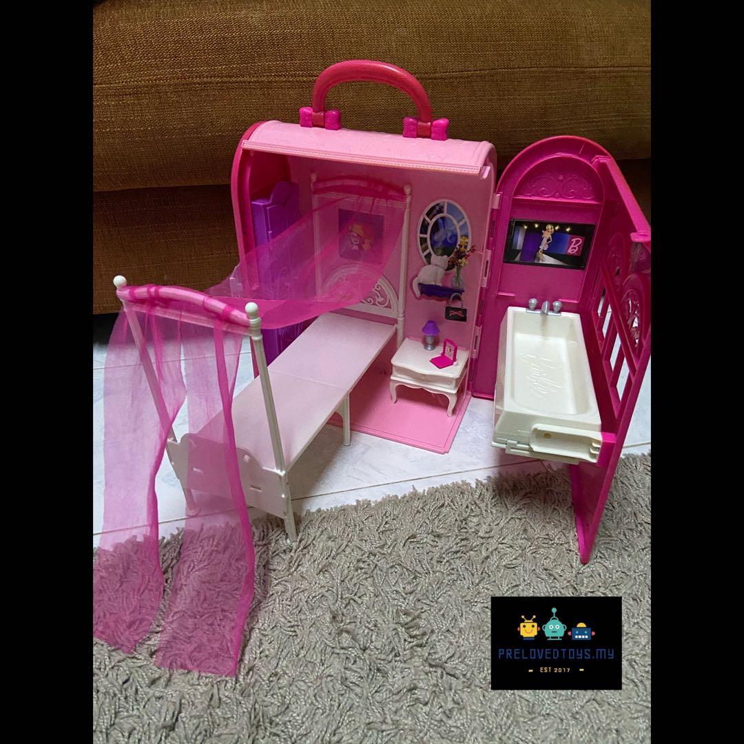 barbie bed bath playset