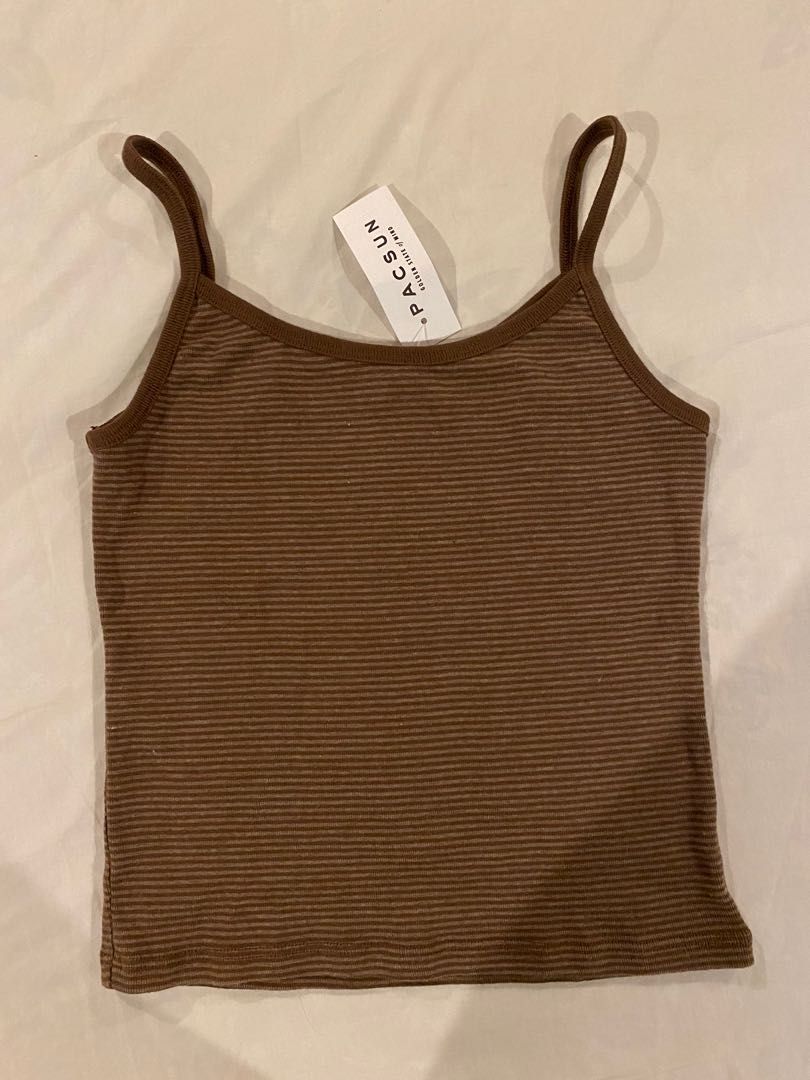 Brandy Melville heart tank Brown - $11 (56% Off Retail) - From kaitlyn