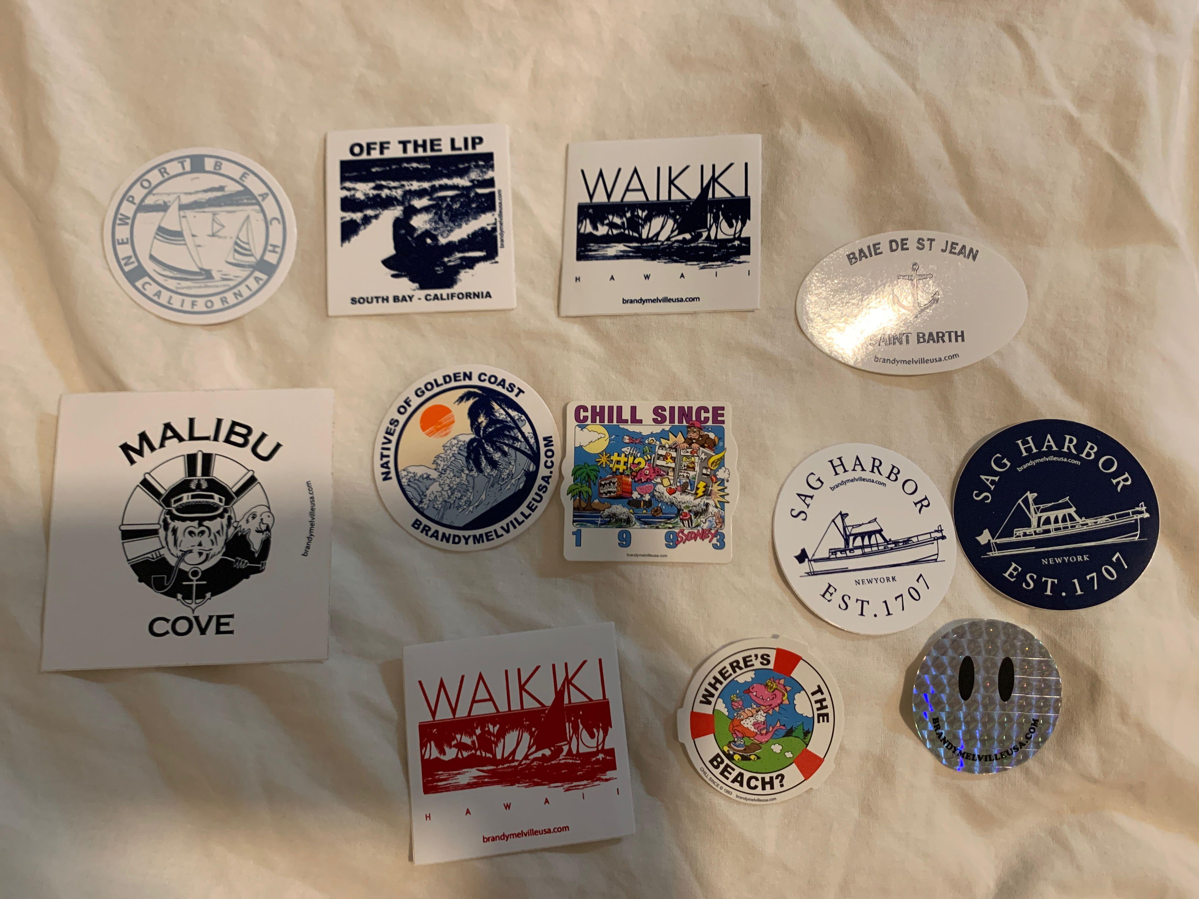 Brandy Melville Stickers Design Craft Others On Carousell Rare brandy melville forget me not flower sticker. carousell