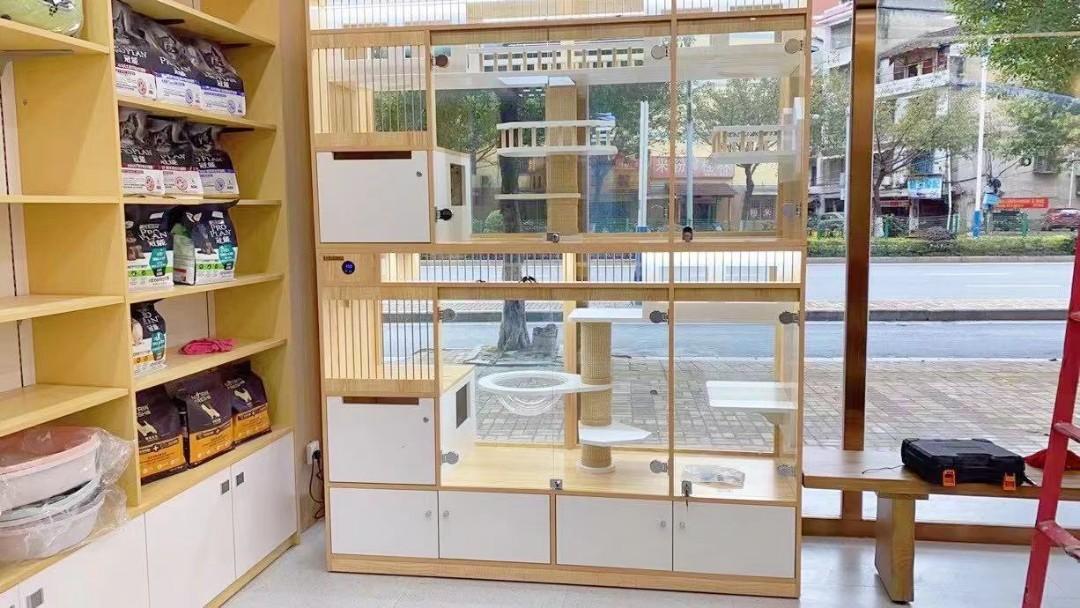 cat house/cat cage/cat villa/Cat Cage for Pet Shop customized, Pet ...
