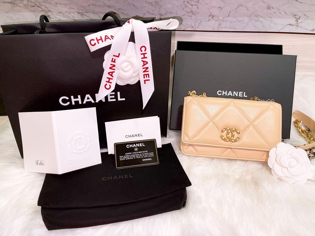 Chanel 19 Compact Wallet  Designer WishBags