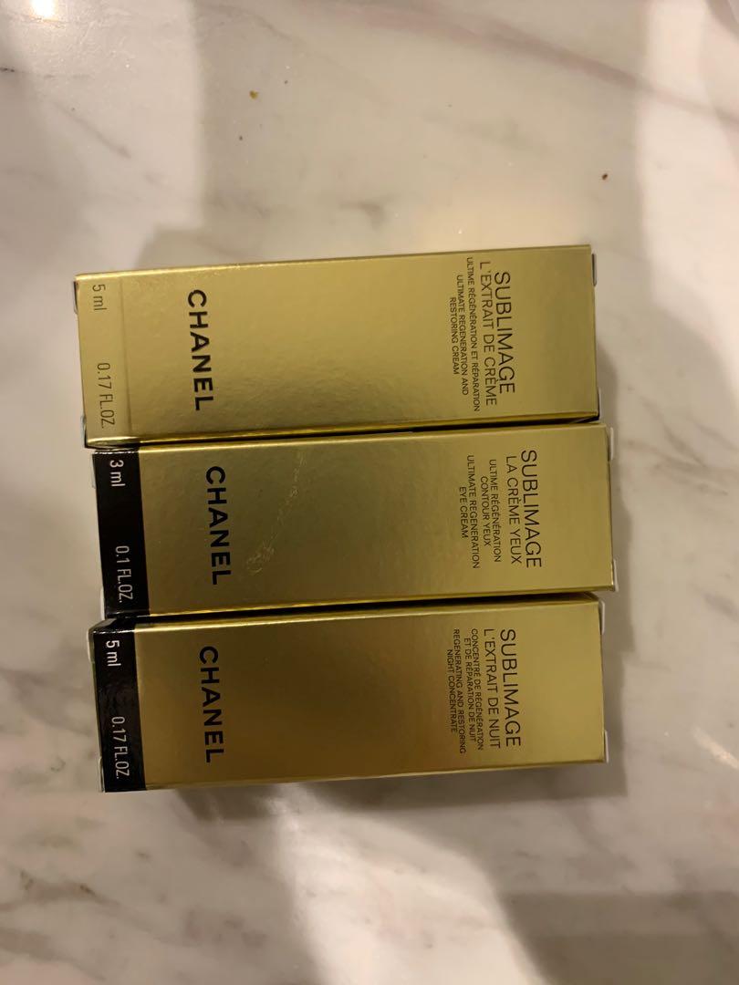 Chanel sublimage trio, Beauty & Personal Care, Face, Face Care on Carousell