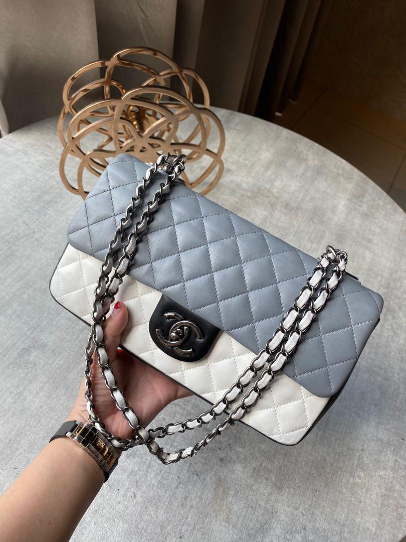 Chanel tricolor flap bag online