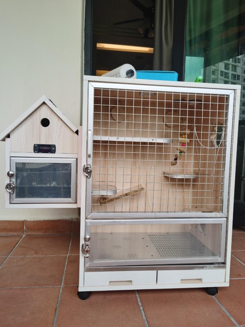 Chinchilla aircon cage, Pet Supplies, Homes & Other Pet Accessories on