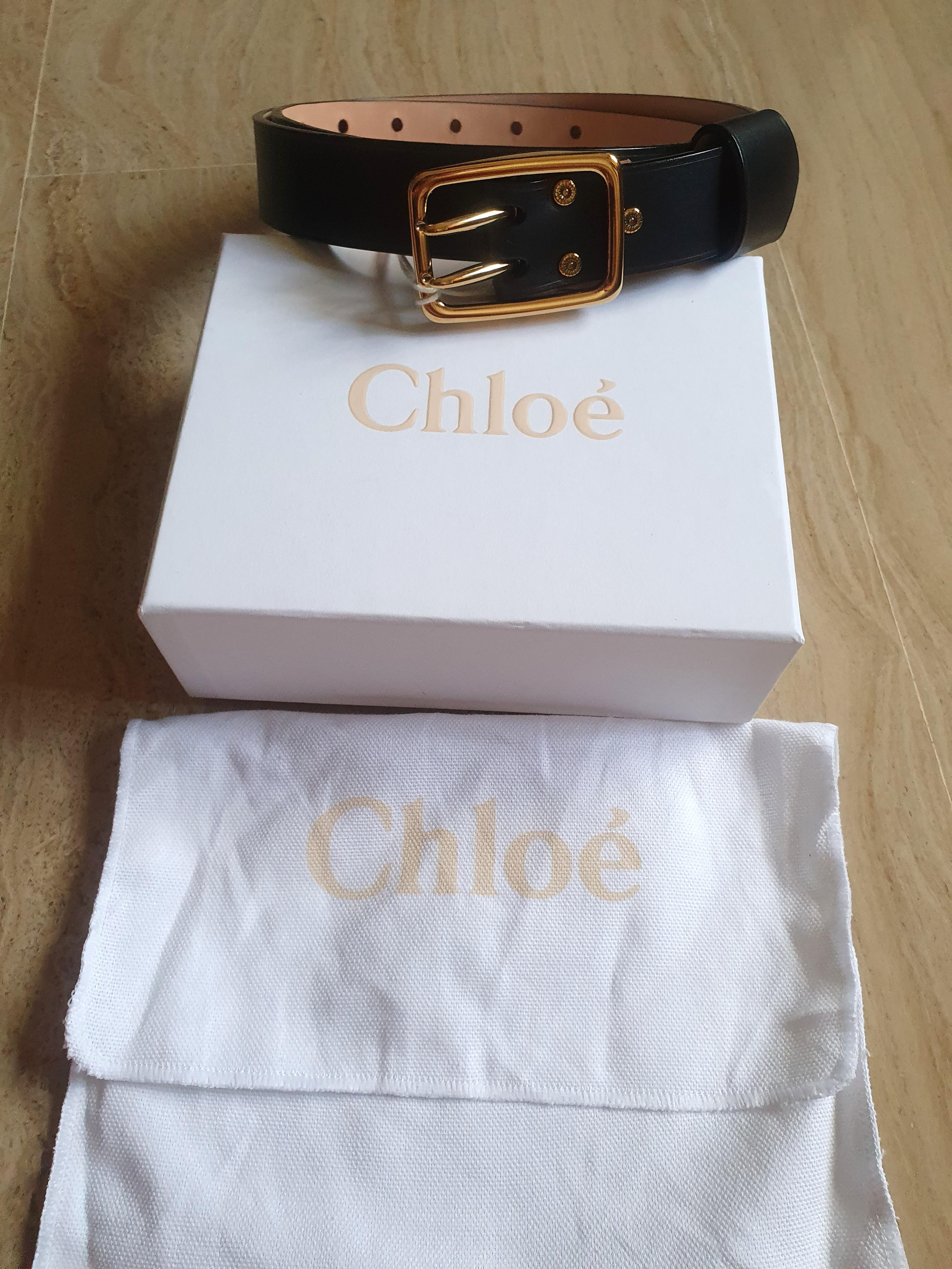 Chloe calf frankie belt Women s Fashion Watches Accessories