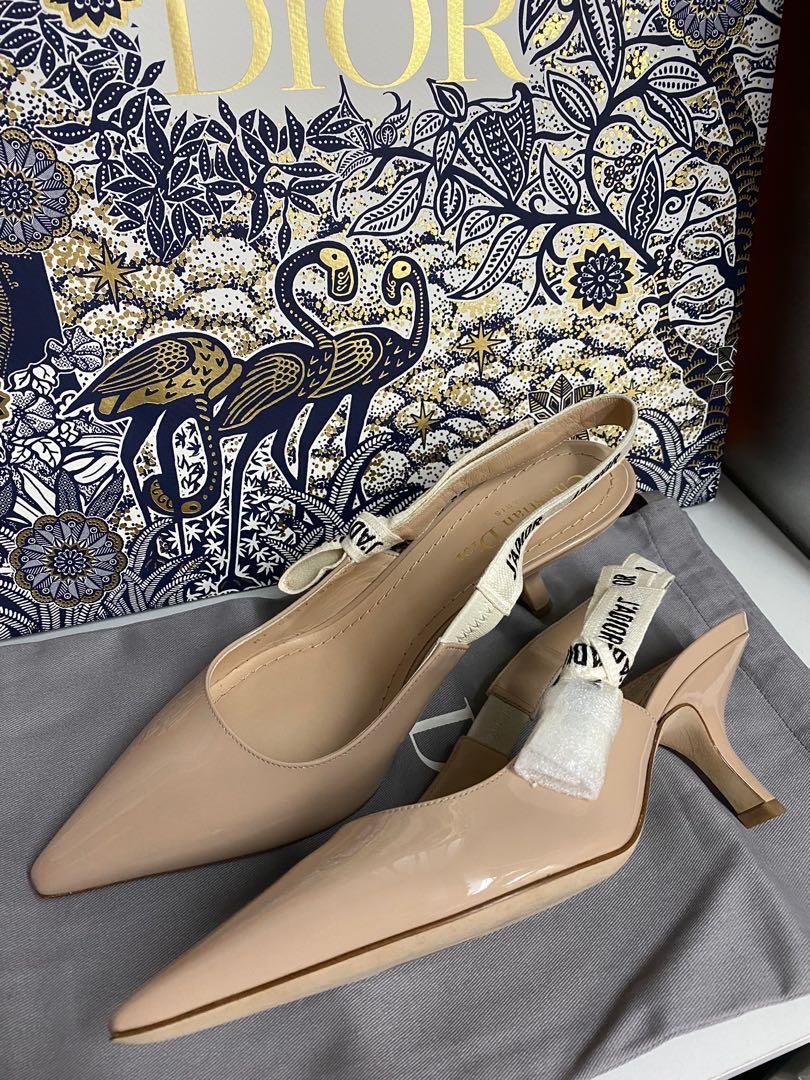 Christian Dior heel 38.5 nude