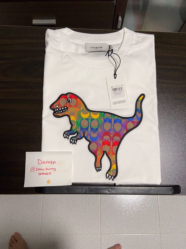 coach dinosaur t shirt