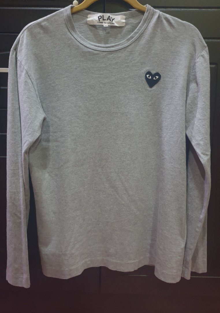 cdg longsleeve black