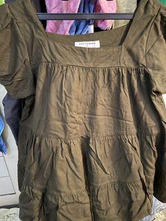 Cottonink army top