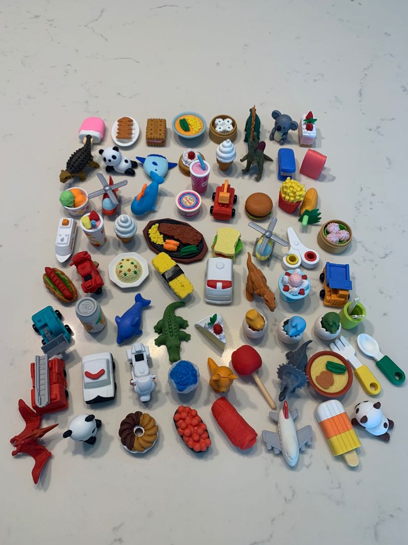 Daiso Eraser Collection Hobbies Toys Stationery Craft Stationery