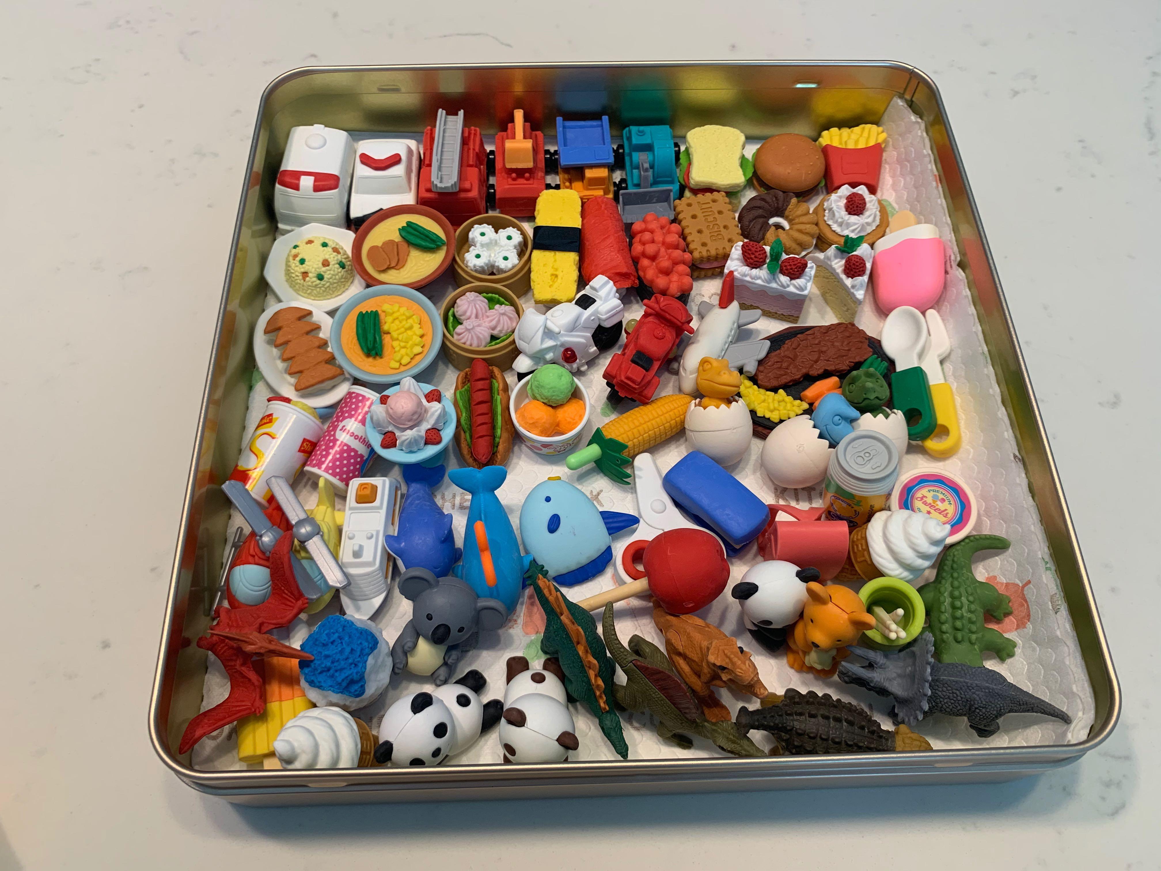 Daiso Eraser Collection Hobbies Toys Stationery Craft Stationery