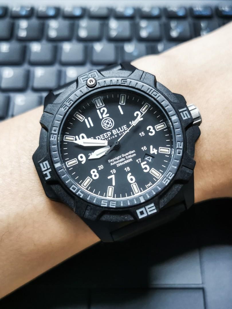 Deep Blue Daynight Guardian Mobile Phones Gadgets Wearables Smart Watches on Carousell