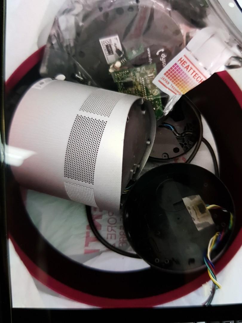 Dyson fan AM01 purple faulty for parts, Furniture & Home Living