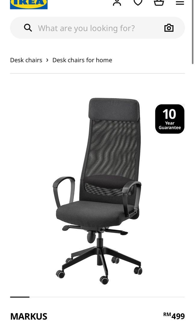 Ikea deals markus ergonomic