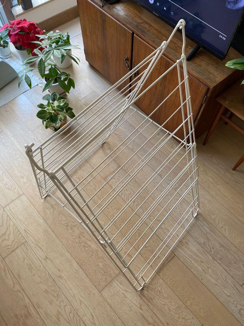 IKEA FROST Drying rack, in/outdoor, white, 傢俬＆家居, 傢俬, 書櫃、櫃子及架 Carousell