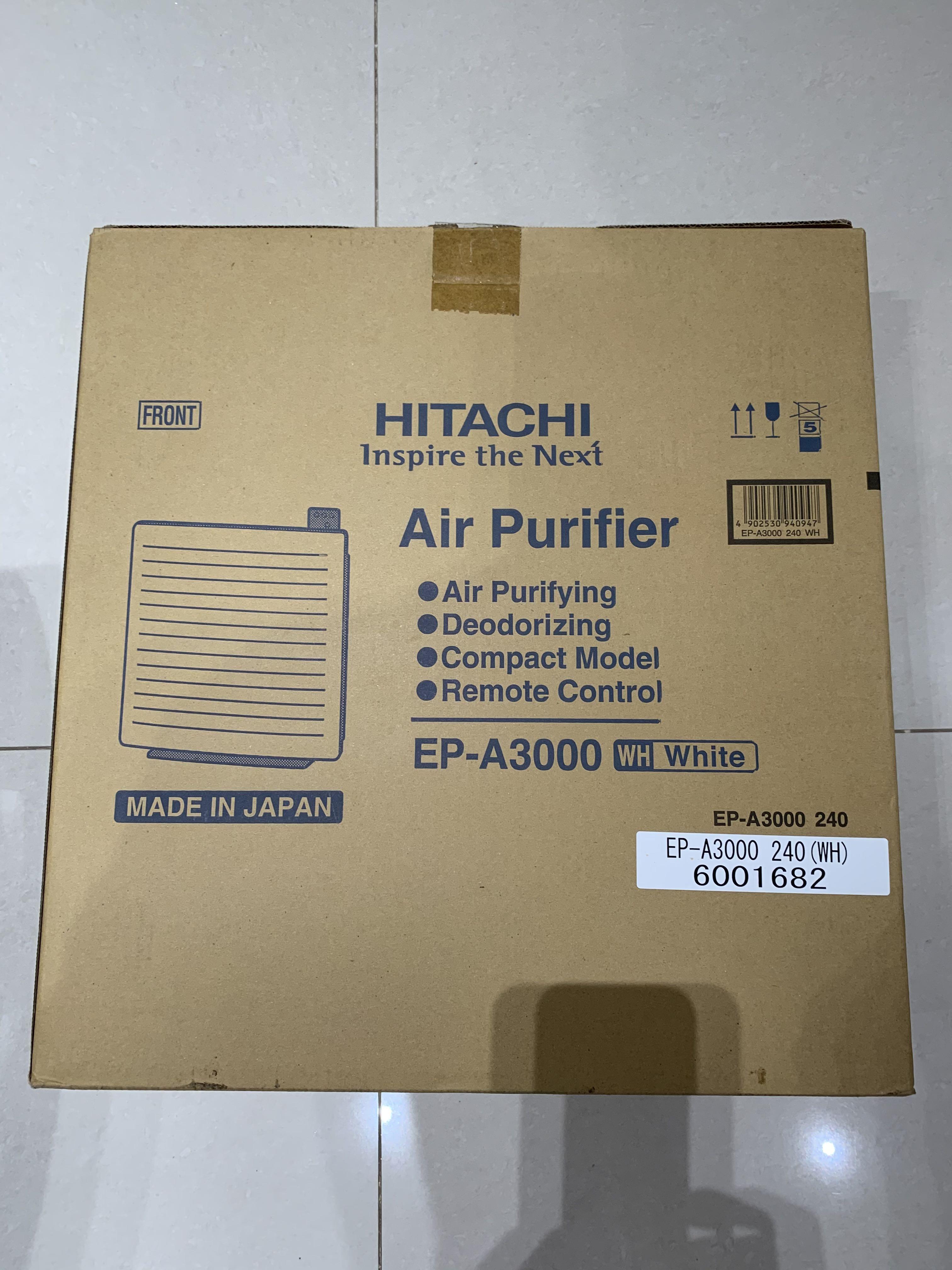 Hitachi EPA3000 White Air Purifier, TV & Home Appliances, Air Purifiers