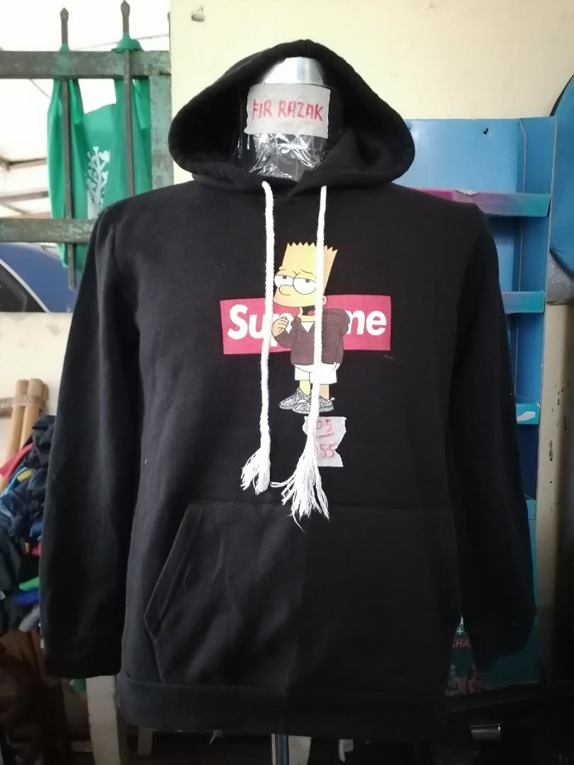 Hoodie simpson x supreme Men s Fashion Tops Sets Hoodies on